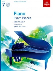 ABRSM Piano Exam Pieces 2019 & 2020 Grade 7 (Book & CD)