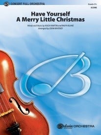 Have Yourself a Merry Little Christmas for Orchestra published by Alfred (FULL SCORE ONLY)