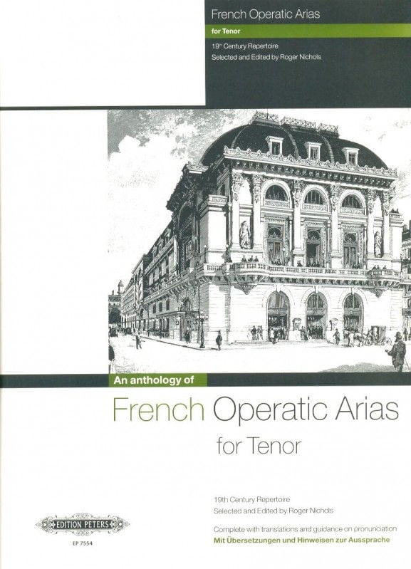 An Anthology of French Operatic Arias for Tenor published by Peters Edition