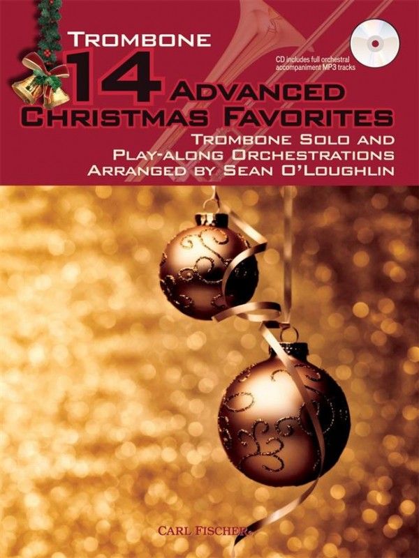 14 Advanced Christmas Favourites - Trombone published by Fischer (Book & CD)