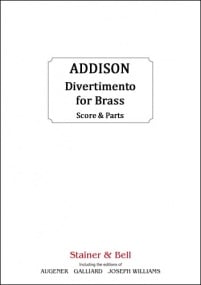 Addison: Divertimento for Brass published by Stainer and Bell - Score & Parts