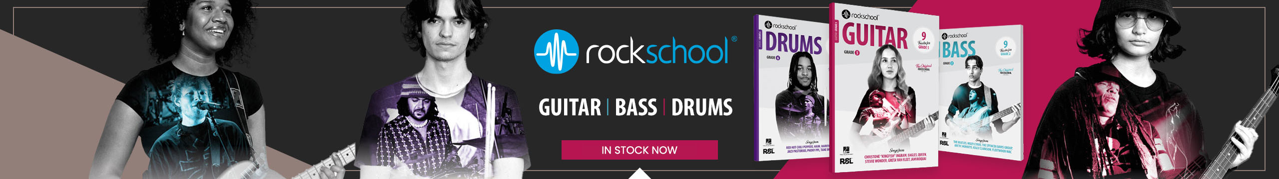 NEW Rockschool syllabus for 2024, in stock now