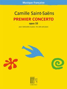 Saint-Saens: Premier Concerto in A Minor Opus 33 for Cello published by Durand