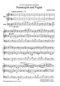 Carter: Passacaglia & Fugue for Organ published by Banks