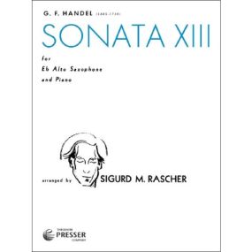 Handel: Sonata No 13 for Alto Saxophone published by Presser