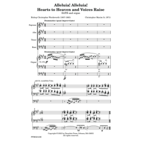 Maxim: Alleluia! Alleluia! Hearts to Heaven SATB published by Paraclete