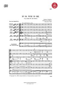 Tomkins: Woe is me SSATBB published by Stainer & Bell