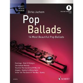 Flute Lounge: Pop Ballads published by Schott (Book/Online Audio)