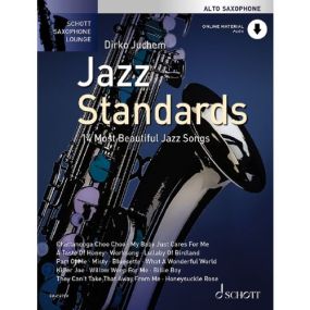 Saxophone Lounge: Jazz Standards for Alto Saxophone published by Schott (Book/Online Audio)