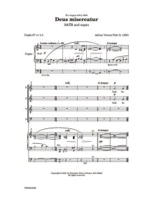 Vernon Fish: Deus misereatur SATB published by Paraclete