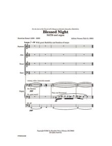 Vernon Fish: Blessed Night SATB published by Paraclete