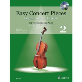 Easy Concert Pieces 2 - Cello published by Schott (Book & CD)