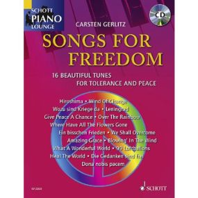 Piano Lounge: Songs For Freedom published by Schott (Book & CD)