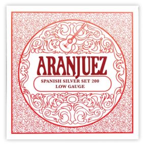 Aranjuez Classical Guitar Strings : Spanish Silver (Complete Set)