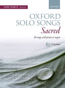 Oxford Solo Songs Sacred - Low published by OUP (Book & CD)