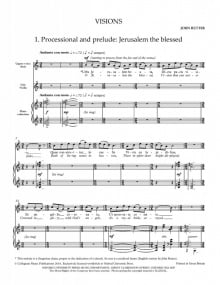 Rutter: Visions published by OUP - Vocal Score