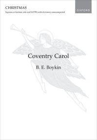 Boykin: Coventry Carol SATTB published by OUP