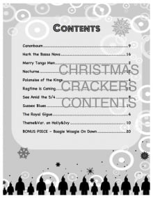 Christmas Crackers for Flute and Alto Saxophone published by Wild