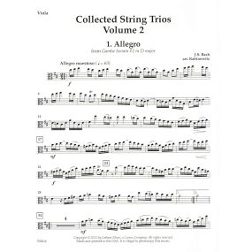 Collected String Trios Volume 2 published by Latham Music