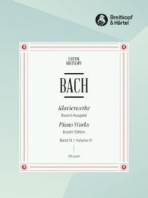 Bach: Piano Works VI published by Breitkopf