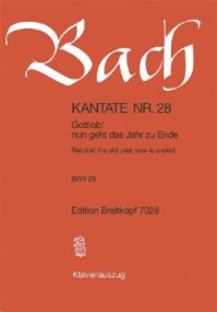 Bach: Cantata No 28 published by Breitkopf & Hartel - Vocal Score