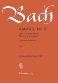 Bach: Cantata No 31 published by Breitkopf & Hartel - Vocal Score