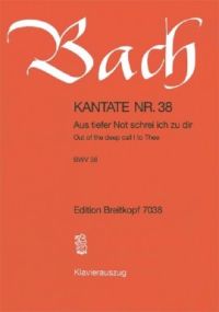 Bach: Cantata No 38 published by Breitkopf & Hartel - Vocal Score