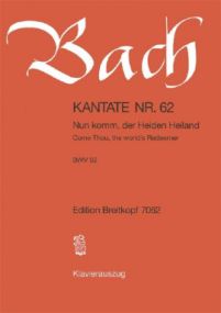 Bach: Cantata No 62 published by Breitkopf & Hartel - Vocal Score