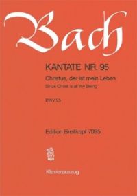 Bach: Cantata No 95 published by Breitkopf & Hartel - Vocal Score