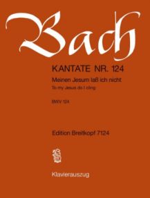 Bach: Cantata No 124 published by Breitkopf & Hartel - Vocal Score