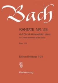 Bach: Cantata No 128 published by Breitkopf & Hartel - Vocal Score