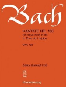 Bach: Cantata No 133 published by Breitkopf & Hartel - Vocal Score