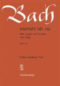 Bach: Cantata No 149 published by Breitkopf & Hartel - Vocal Score