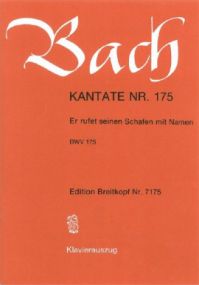 Bach: Cantata No 175 published by Breitkopf & Hartel - Vocal Score