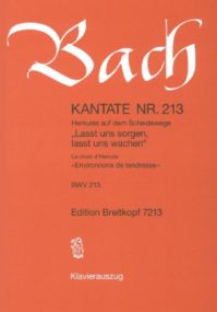 Bach: Cantata No 213 published by Breitkopf  - Vocal Score