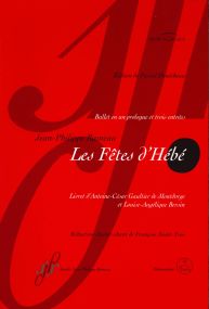 Rameau: Les Ftes dHb published by Barenreiter Urtext - Vocal Score