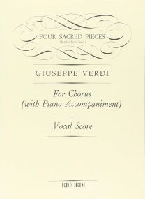 Verdi: 4 Sacred Pieces published by Ricordi - Vocal Score