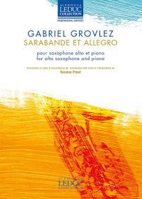 Grovlez: Sarabande Et Allegro for Alto Saxophone published by Leduc