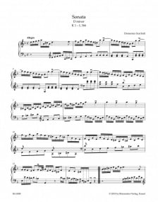 Scarlatti: Sonata K1 (L 366) for Piano published by Barenreiter