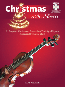 Christmas With a Twist - Violin published by Fischer (Book & CD)