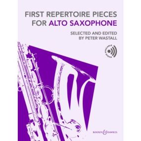 First Repertoire Pieces - Alto Saxophone published by Boosey & Hawkes (Book/Online Audio)