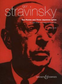 Stravinsky: Two Poems & Three Japanese Lyrics published by Boosey & Hawkes