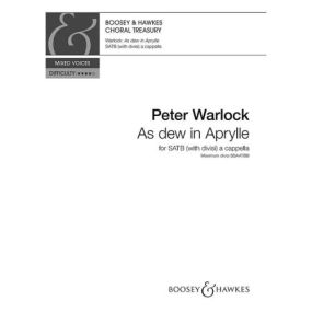 Warlock: As dew in Aprylle SATB published by Boosey & Hawkes