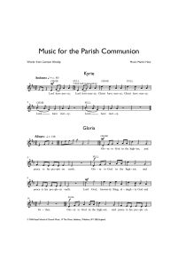 How: Music for the Parish Communion published by RSCM - Congregation Part