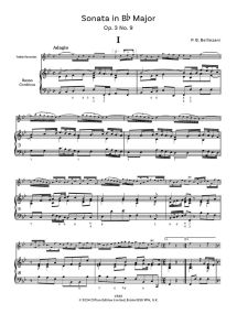 Bellinzani: Two Sonatas Opus 3 Nos. 8 & 9 for Treble Recorder published by Clifton