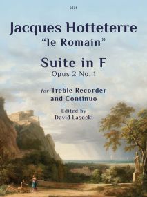 Hotteterre: Suite in F Opus 2 No 1 for Treble Recorder published by Clifton