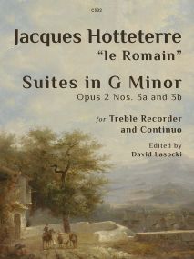 Hotteterre: Suites in G minor Opus 2 No.s 3a & 3b for Treble Recorder published by Clifton