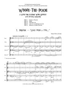 Parry-Jones: Winnie the Pooh Suite for Flexible Wind Quintet published by Clifton