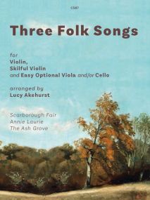 Three Folk Songs for Violin Duet arranged by Lucy Akehurst published by Clifton