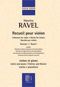 Ravel: Collection for Violin Volume 1 published by Durand